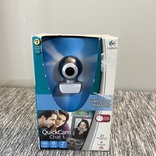 Logitech Quickcam Video Chat Web Cam Skype Headset included - NEW In Open Box picture