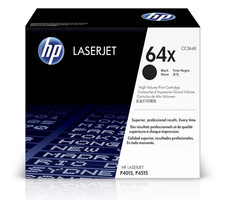 Genuine HP 64X (CC364X) Black High Yield Original LaserJet Toner Cartridge, OEM picture
