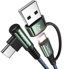 AINOPE 10 FT USB C Cable Fast Charging, 240W USB-C Charge 10FT, Grey picture