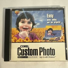 Corel Custom Photo Special Edition for Windows 95 98 NT. Case Broken picture
