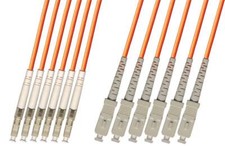 Direct Burial Outdoor LC SC 6 Strand Fiber Optic Cable Multimode 62.5/125 10M picture