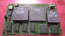 Vintage Single Board Computer PC Intel i386/387/385 CPU Puzzle Systems Corp Gold picture