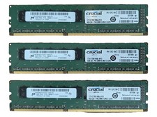12GB 3x4GB Micron MT9KSF51272AZ-1G6E1ZE PC3L-12800E DDR3L ECC UDIMM RAM picture