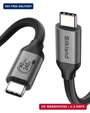 Silkland USB 4 for Thunderbolt 4 Cable 4FT, 40Gbps Data Sync, 8K/6K@60Hz, 240W C picture