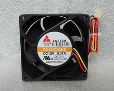 Y.S. Tech 80mm x 32mm High Airflow Server Fan 47 CFM 3 Pin Dual Ball FD128032HB  picture