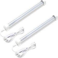 2Pack T8 VShape Integrated Single Fixture 1FT LED Tube 1080lm 6000K 9W picture