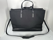 TUMI Ballistic Nylon & LEATHER Briefcase Purse  43009D3 Black Travel CASE BAG picture