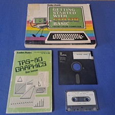 Radio Shack TRS-80 Color Computer Lot - Guides Disk Cassette picture