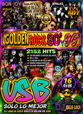 GOLDEN ROCK 16GB Flash Drive - Curated 80-90 Music Collection by DJ Abeja Loca, picture