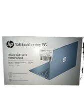 HP 15.6 inch HD Windows Laptop Intel Processor N200 4GB RAM 128GB Blue New picture
