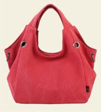 Ladies Handbag Canvas PINK- H 12
