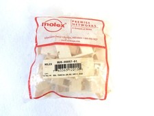 Molex (Lot of 25) Premise Networks MUS-00057-01 1 Port USO II Fascia 75-1 picture