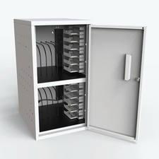 ✅ 12 Tablet Chromebook Charging Cabinet Locking Station Luxor LLTMWV12-G picture