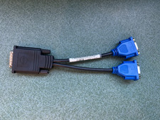 MOLEX Dell HP DP/N 0G9438 DMS-59 to Dual VGA Y-Splitter Video Cable picture