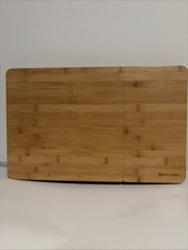 Nnewvante Bamboo Laptop Desk Adjustable Lap Tray, Foldable Bed Serving Table picture