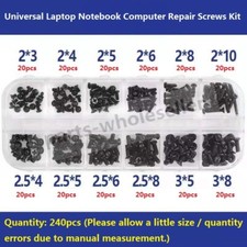 240pcs Laptop Notebook Computer Screw Kit For Samsung IBM Lenovo HP Dell Asus picture