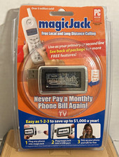 MagicJack USB Phone System As Seen On TV Free Local & Long Distance Open Box picture