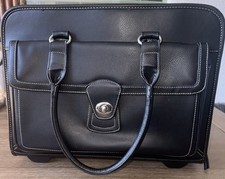 SAMSONITE Heritage Travelware 938595 Wheeled Business Tote Bag 15.6 Laptop Black picture