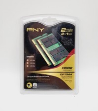 PNY 2 GB Kit (1GB each) DDR2 PC2-5300 Optima Dual Channel Memory Kit ( NEW) picture