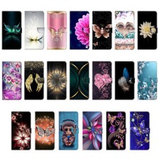 Butterfly Flower Cat Wallet Cover Case For Google Pixel 7 6 Pro 4A 6A 5A 4 5 XL picture