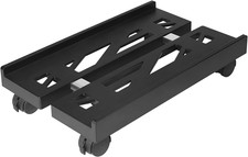 Adjustable Computer Tower Stand PC Mobile CPU with 4 Rolling Caster Wheels picture