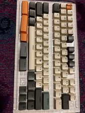 BOYI Promrose Mechanical Keyboard Key Caps Yellow Grey Green Keycaps Set for PC picture