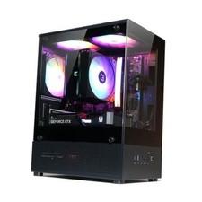 CUBIX-G Micro-ATX MATX Compact Mini Tower Gaming PC Case, Black Cubix-G Black picture