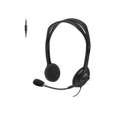 Logitech H111 Headset Wired Stereo Headphones Noise-Cancelling Mic Black picture