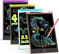 TECJOE 4 Pack LCD Writing Tablet for Kids, 8.5 Inch Toddlers Drawing Tablet picture