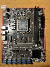 B250C BTC  DDR4 Computer Mining Motherboard for LGA1151 12 GPU + CPU - USA  picture