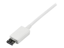 StarTechcom White Micro USB Cable to B Digital Cable/Data USBPAUB50CMW picture