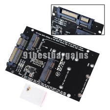 2 in 1 NGFF M.2 B+M Key Mini PCI-E or mSATA SSD to SATA III Adapter Card picture