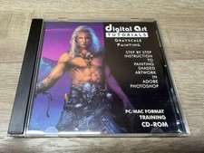 Digital Art Tutorials Grayscale Painting CD-ROM Adobe Photoshop Lessons Training picture