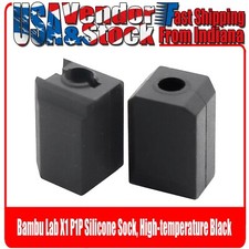Bambu Lab X1 / P1P 3D Printers Hotend Silicone Sock, Black High Temperature picture