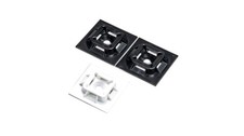 PANDUIT Mounting Base with Rubber Adhesive, Black, Pack of 500 picture