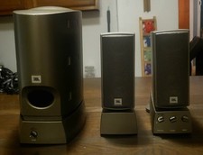 JBL Media System 2000 Speakers Subwoofer  System Vintage Computer Audio Working picture