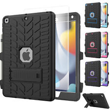 iPad 9th 8th 7th Generation Case Shockproof Heavy Duty Cover + Screen Protector picture