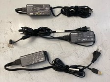 3pk Genuine Lenovo 45W 20V 2.25A AC Adapter ADLX45NCC3A ADLX45NCC2A w Power Cord picture