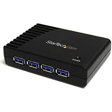 StarTech.com 4-Port USB 3.0 SuperSpeed Hub with Power Adapter - 5Gbps - Porta... picture