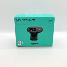 Logitech C270 720p HD Webcam Noise Reducing Mic USB New picture