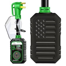 30000J 30Amp RV Surge Protector 30 Amp Flag Design - Upgraded Power 30AMP Green picture