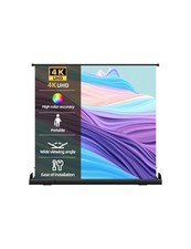Portable Non-Tension ALR Manual Pull Up Projector Screen,178°Viewing Angle picture