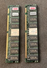 Lot of 2 ACME 32MB PC100 168-Pin SDRAM DIMM Memory RAM 64MB Total Vintage picture
