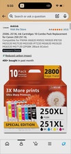 Ankink 250XL 251XL Compatible Ink Cartridges 10PK for Canon PIXMA, CMYK picture
