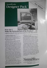 [Artificial intelligence] NeuralWorks Designer Pack - flyer, [1989]. C generator picture