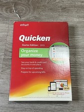 Intuit Quicken 2013 Starter Edition Orginize Your Money For XP SP2/Above Vista 7 picture