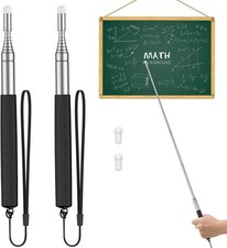 Uniclife 2 Pack Retractable Teacher Pointer Stick for Classroom Telescopic...  picture
