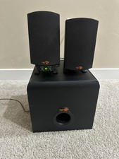 Klipsch ProMedia 2.1 THX speakers + subwoofer + volume control system ~ tested  picture