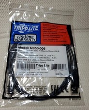 Lot Of 10 Tripp Lite USB to Micro-USB Cable. Model: U050-006 picture