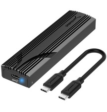 SABRENT USB C NVMe Enclosure, Tool-Free M.2 SSD Case 10Gbps Only, Black  picture